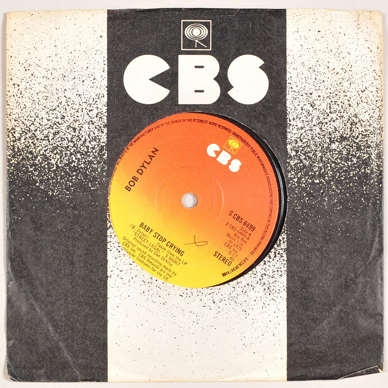 disque 45 tours Baby stop crying 2003.196.188 Photo