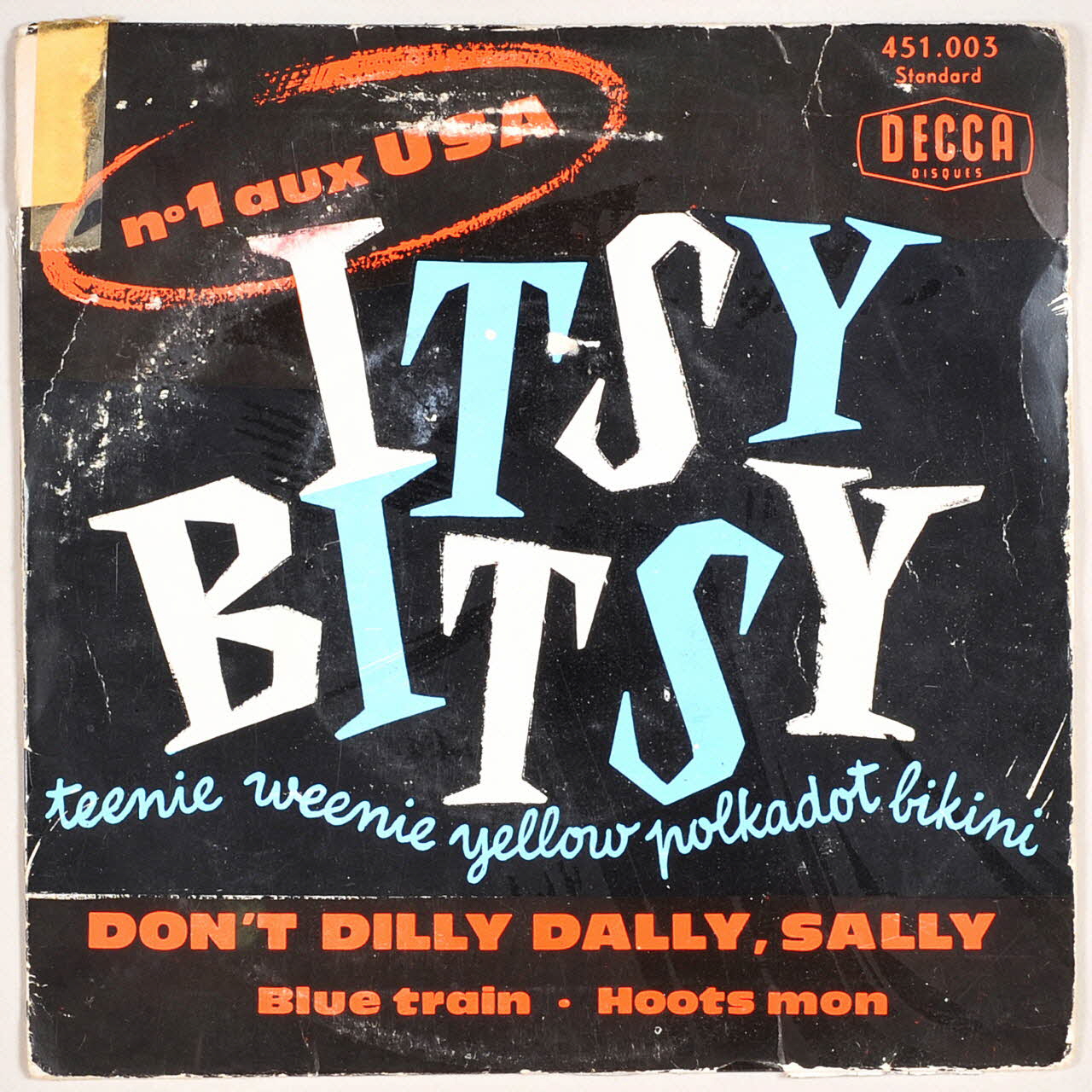 disque 45 tours Don't dilly dally, Sally 2003.196.195 Photo