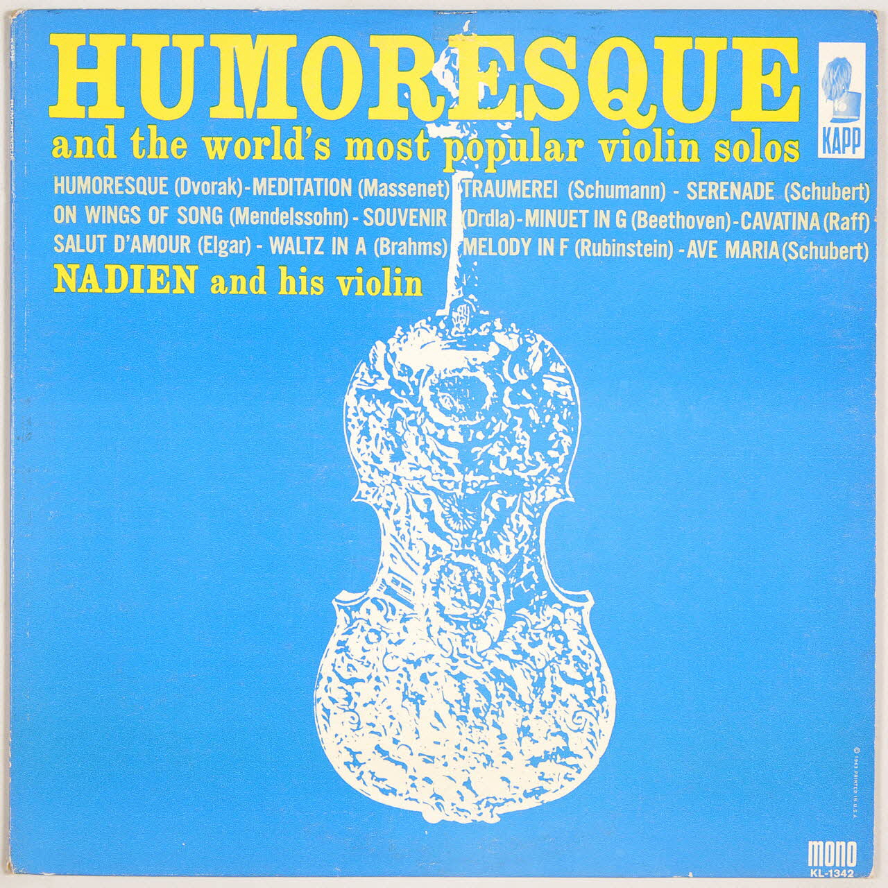 disque 33 tours Melody in F 2003.196.2 Photo