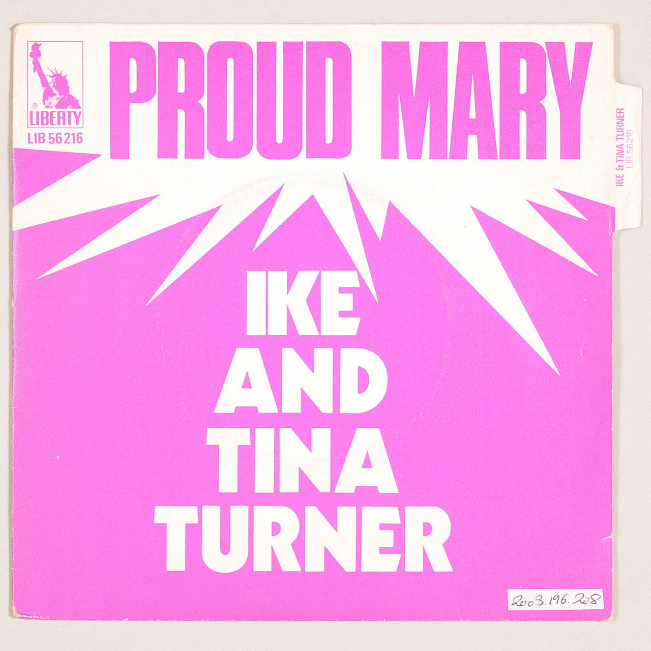 disque 45 tours Proud Mary 2003.196.208 Photo