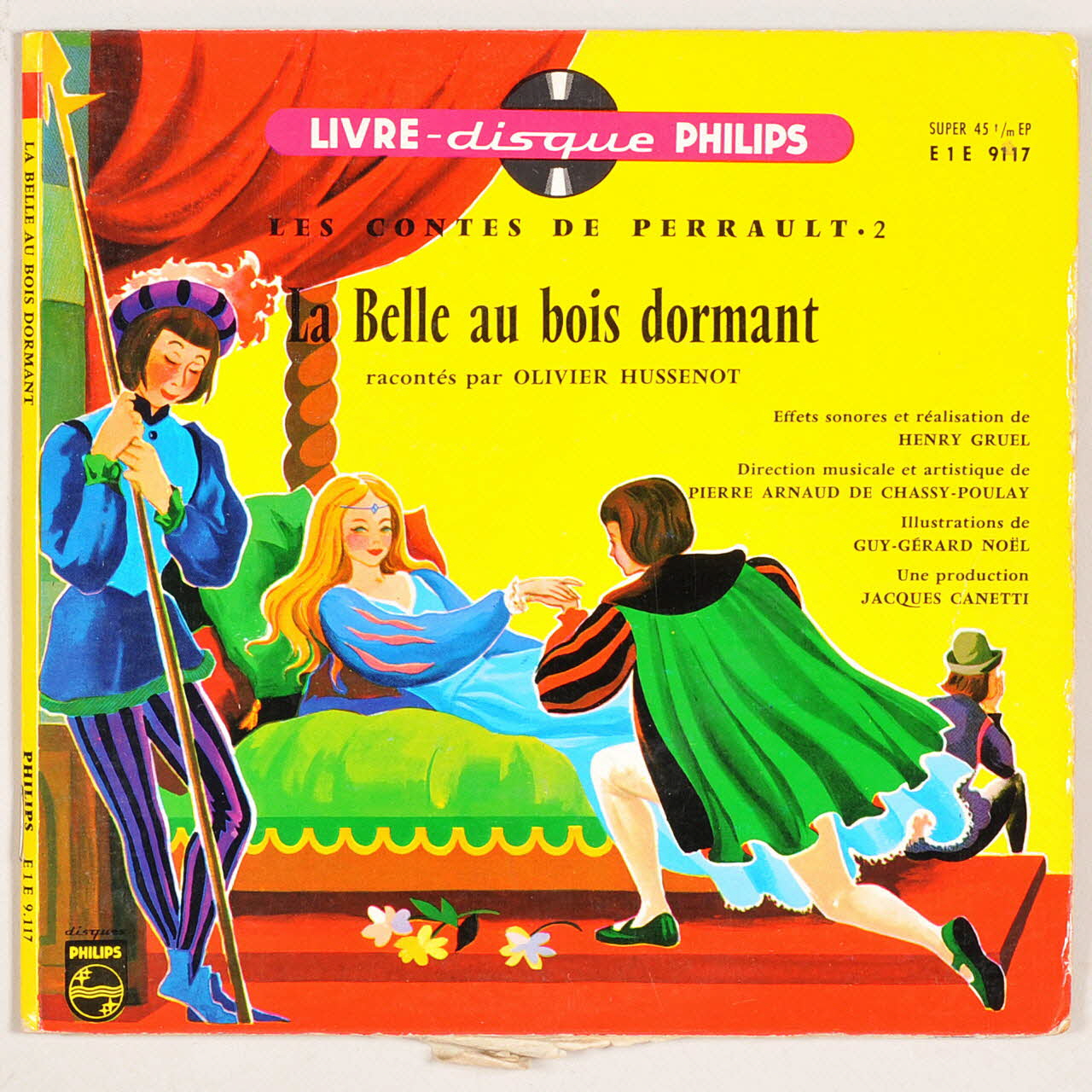 disque 45 tours La belle au bois dormant 2003.196.335 Photo