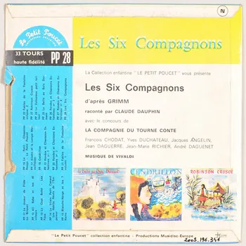 disque 33 tours Les six compagnons 2003.196.346 Photo