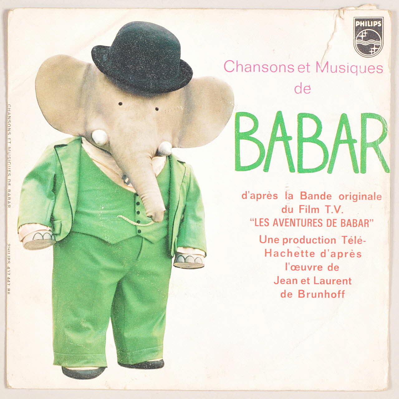 disque 45 tours Tango de Babar 2003.196.351 Photo