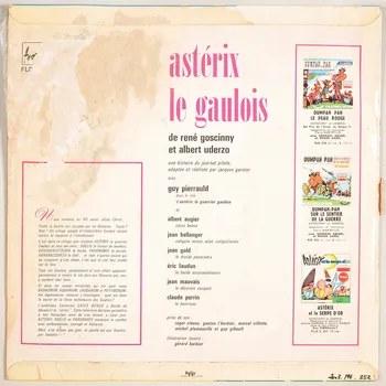 disque 33 tours Les aventures d'Astérix le Gaulois 2003.196.352 Photo