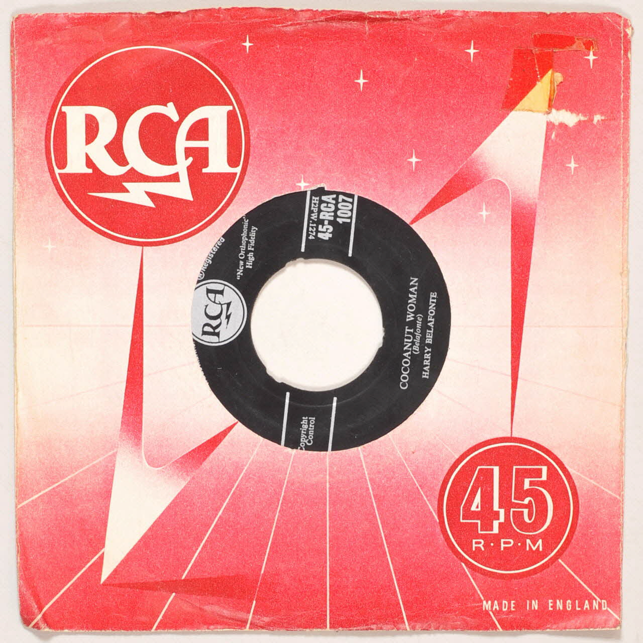 disque 45 tours Island in the sun 2003.196.73 Photo