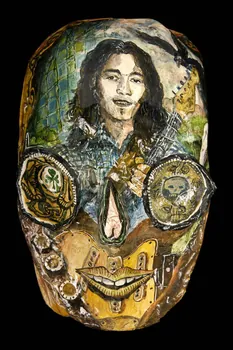 Jo Clauwaert masque Masque de Rory Gallagher Belgique 2003 2005.201.1  Photo