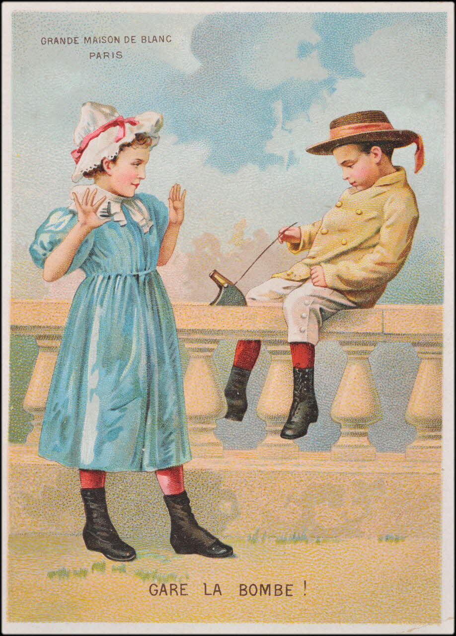 Romanet carte réclame chromo Paris 1888 1974.50.513 Photo