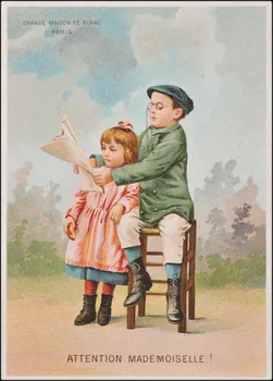 Romanet carte réclame chromo Paris 1888 1974.50.517 Photo
