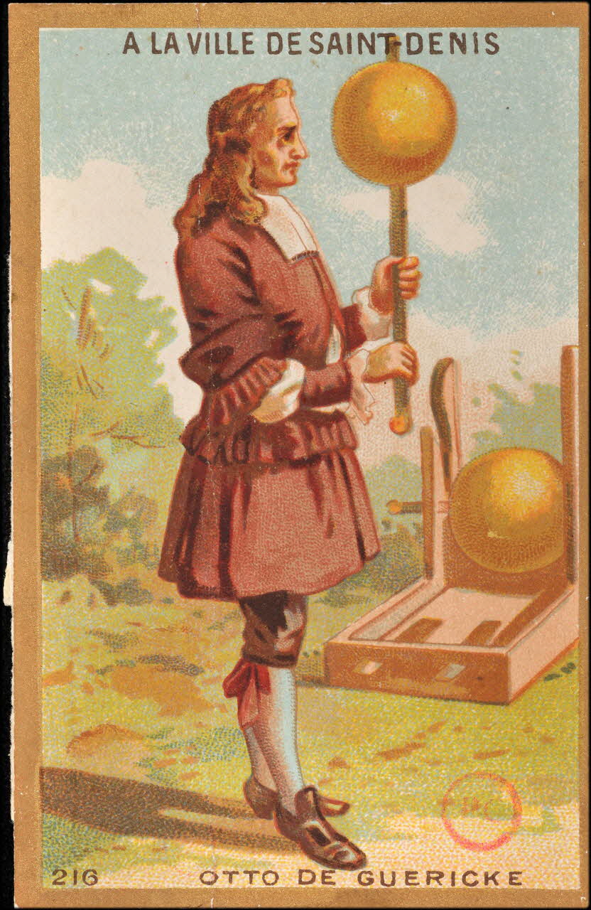 carte réclame OTTO DE GUERICKE 1994.31.28.8 Photo