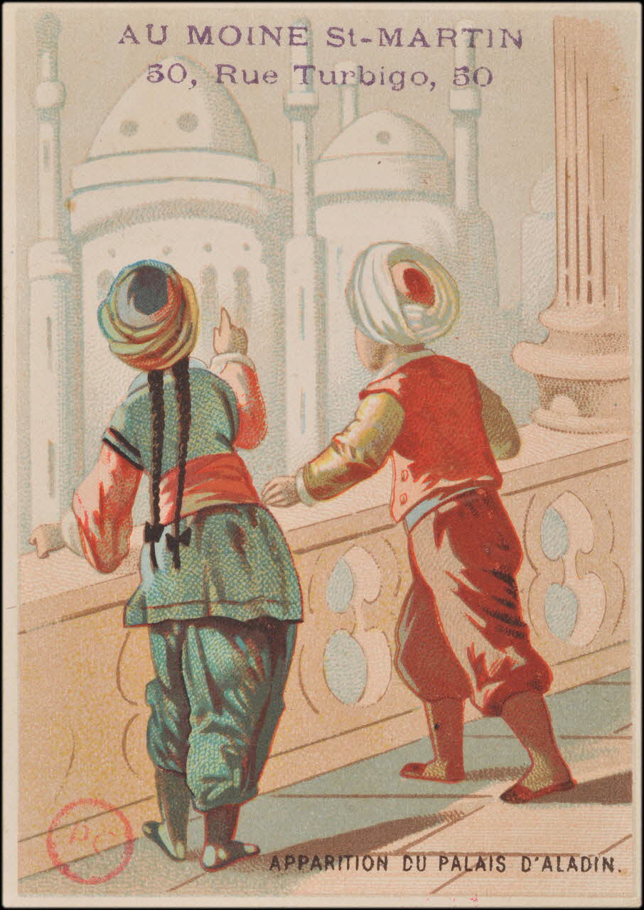 carte réclame APPARITION DU PALAIS D'ALADIN. 1877-1878 1994.31.32.1 Photo