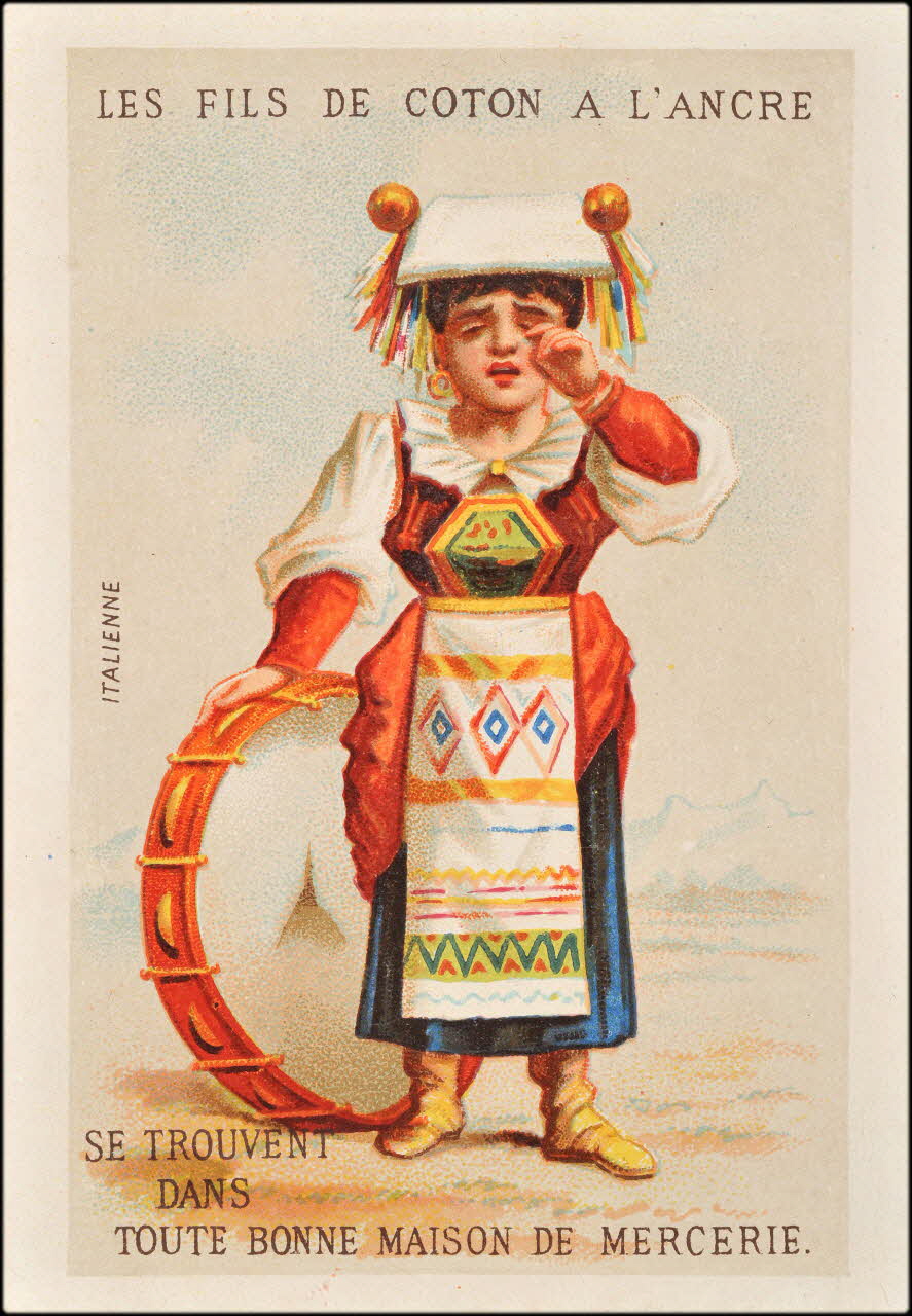 carte réclame chromo Paris 1875-1890 1995.1.1006.21 Photo