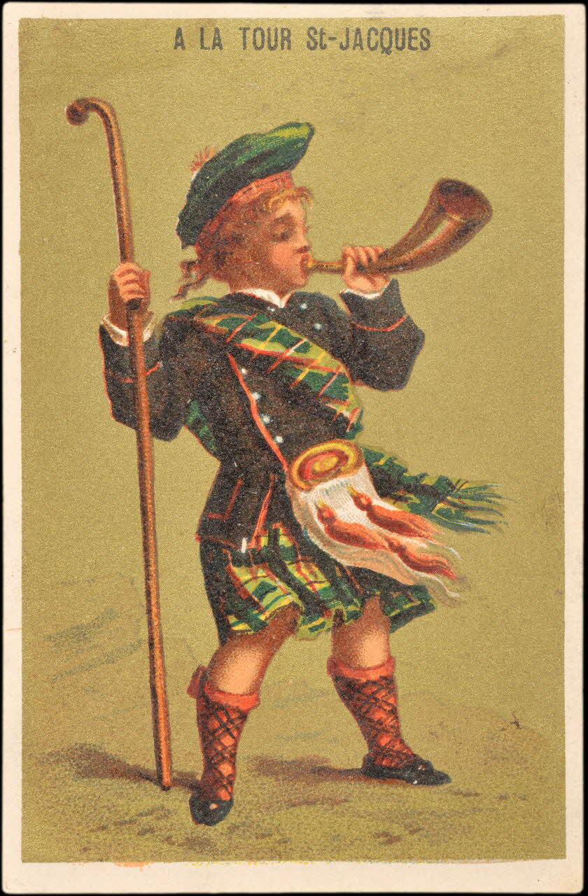 carte réclame chromo Paris 1875-1890 1995.1.1006.9 Photo