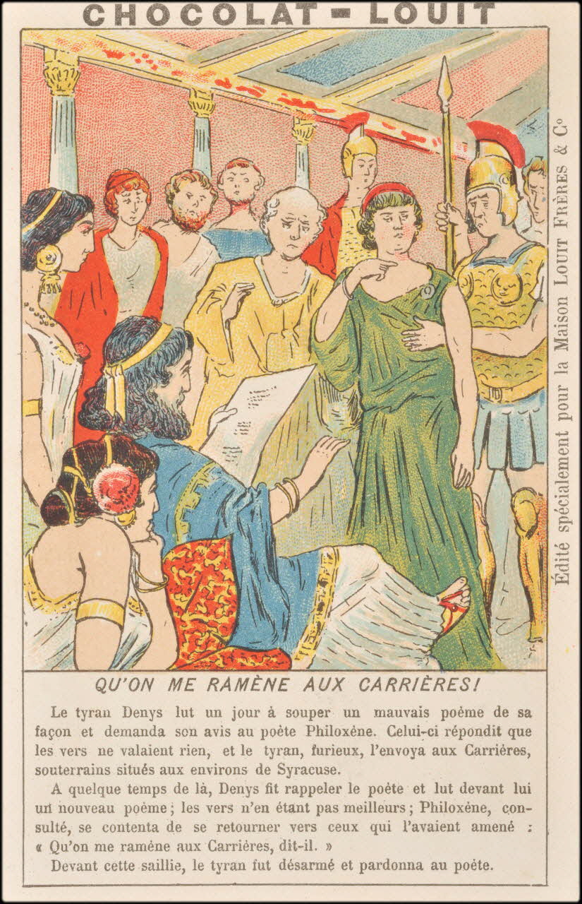 Baster & Vieillemard ; Pierre Vieillemard carte réclame chromo Paris 1878-1914 1995.1.1007.28 Photo