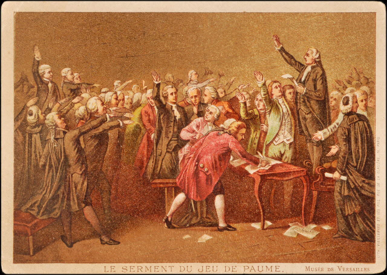 Couder Auguste ; Baster & Vieillemard ; Pierre Vieillemard carte réclame chromo Paris 1889-1895 1995.1.1009.12 Photo