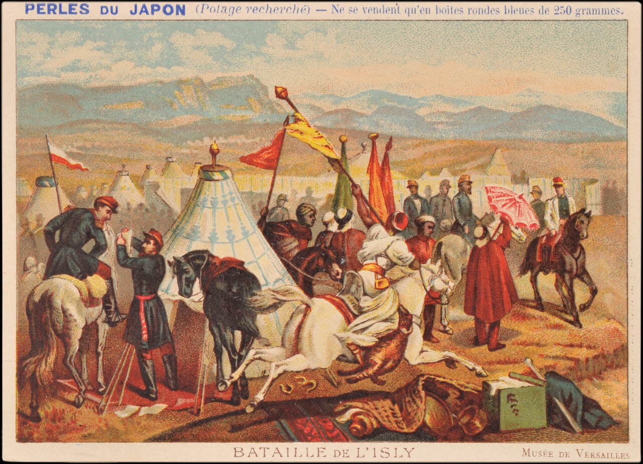Horace Vernet ; Baster & Vieillemard ; Pierre Vieillemard carte réclame chromo Paris 1845 1995.1.1009.2 Photo