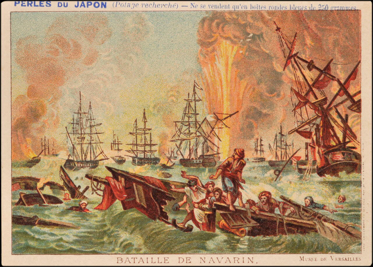 Langlois Jean Charles ; Baster & Vieillemard ; Pierre Vieillemard carte réclame chromo France 1837 1995.1.1009.6 Photo