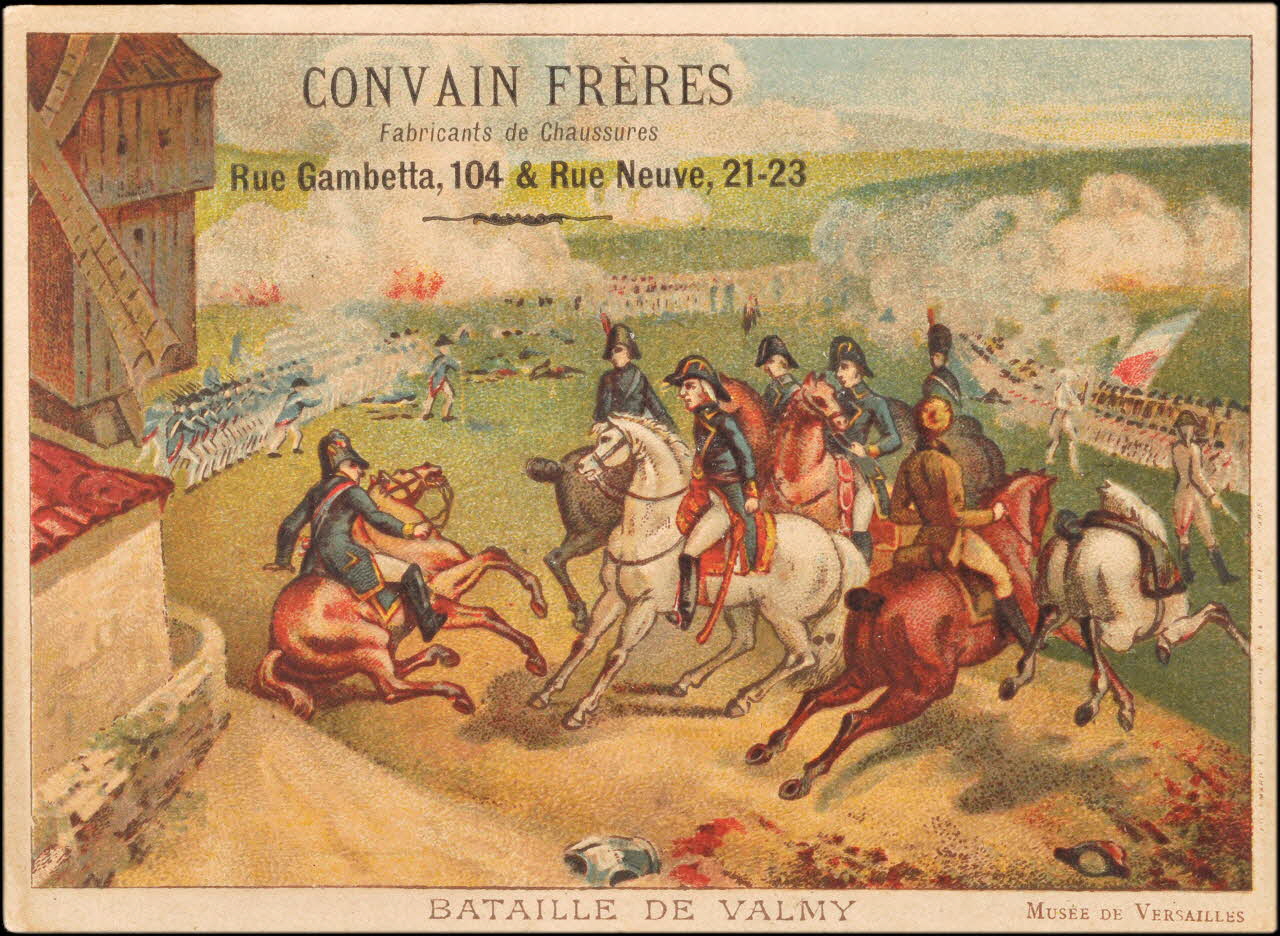 Horace Vernet ; Baster & Vieillemard ; Pierre Vieillemard carte réclame chromo Paris 1889-1895 1995.1.1009.8 Photo