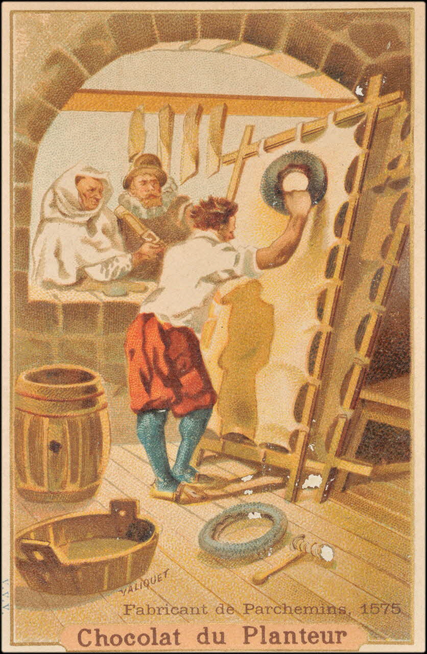 Valiquet ; Baster & Vieillemard carte réclame chromo Paris 1878-1914 1995.1.1010.18 Photo