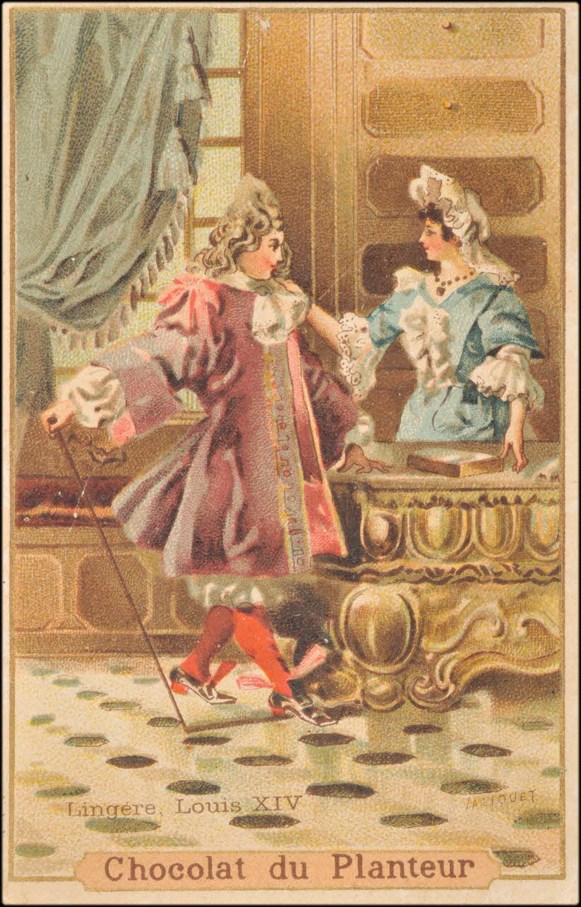 Valiquet ; Baster & Vieillemard carte réclame chromo Paris 1878-1914 1995.1.1010.24 Photo