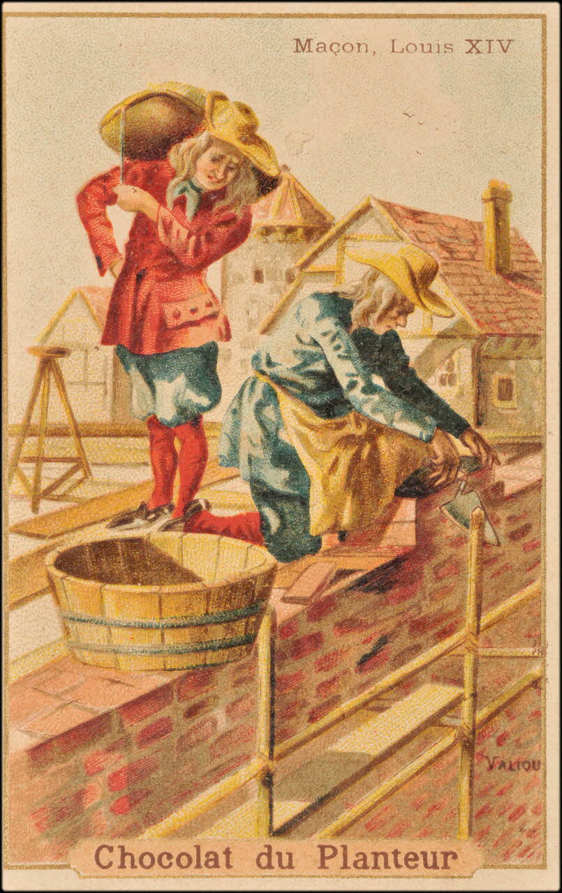 Valiquet ; Baster & Vieillemard carte réclame chromo Paris 1878-1914 1995.1.1010.25 Photo