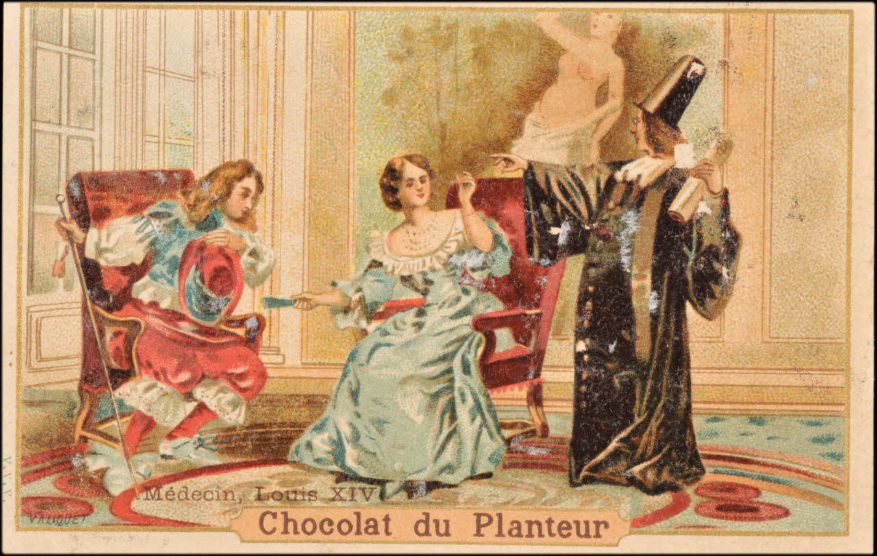 Valiquet ; Baster & Vieillemard carte réclame chromo Paris 1878-1914 1995.1.1010.29 Photo