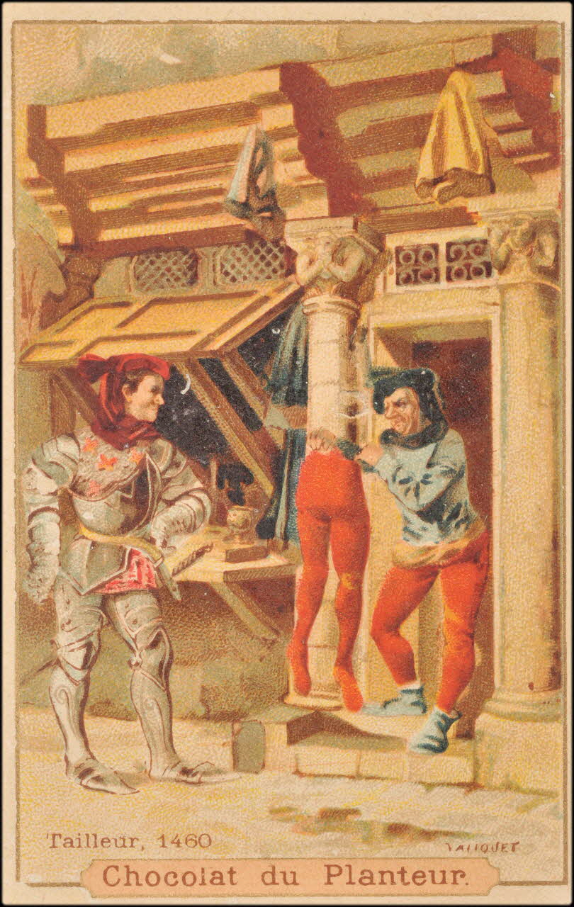 Valiquet ; Baster & Vieillemard carte réclame chromo Paris 1878-1914 1995.1.1010.38 Photo