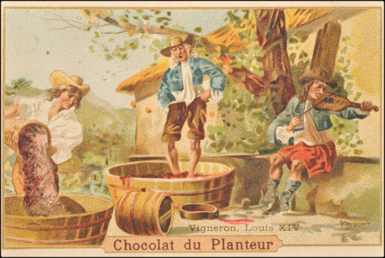 Valiquet ; Baster & Vieillemard carte réclame chromo Paris 1878-1914 1995.1.1010.39 Photo