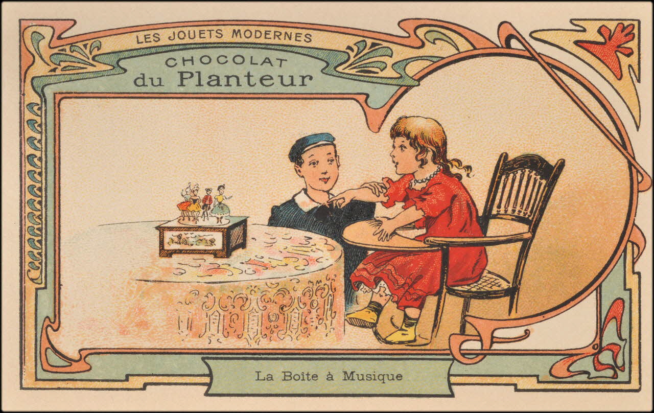 Baster & Vieillemard carte réclame chromo Paris 1878-1914 1995.1.1012.12 Photo