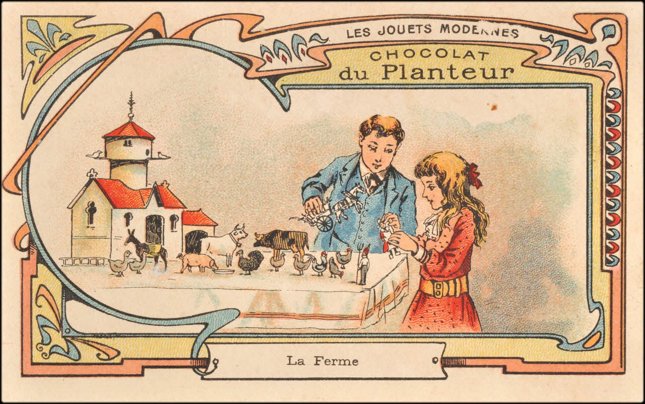 Baster & Vieillemard carte réclame chromo Paris 1878-1914 1995.1.1012.14 Photo