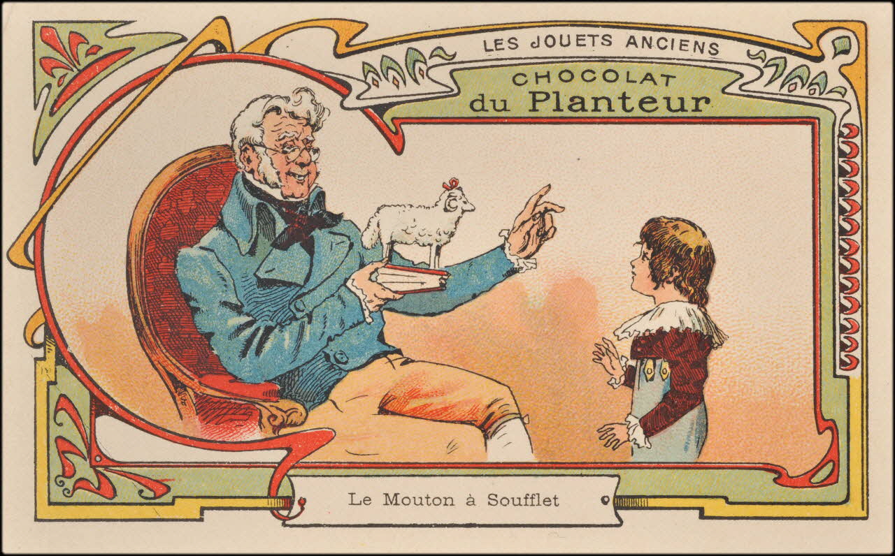 Baster & Vieillemard carte réclame chromo Paris 1878-1914 1995.1.1012.7 Photo