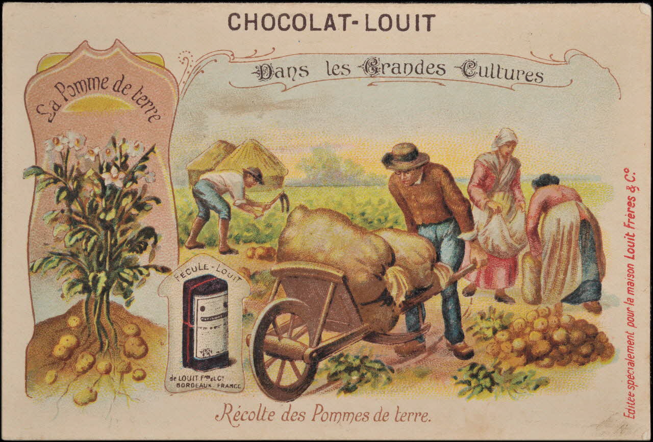 Romanet carte réclame chromo Paris 1877-1907 1995.1.1050.17 Photo