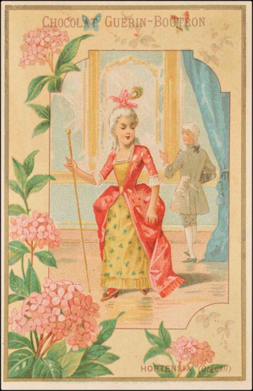 Baster & Vieillemard carte réclame chromo Paris 1889-1895 1995.1.107.11 Photo