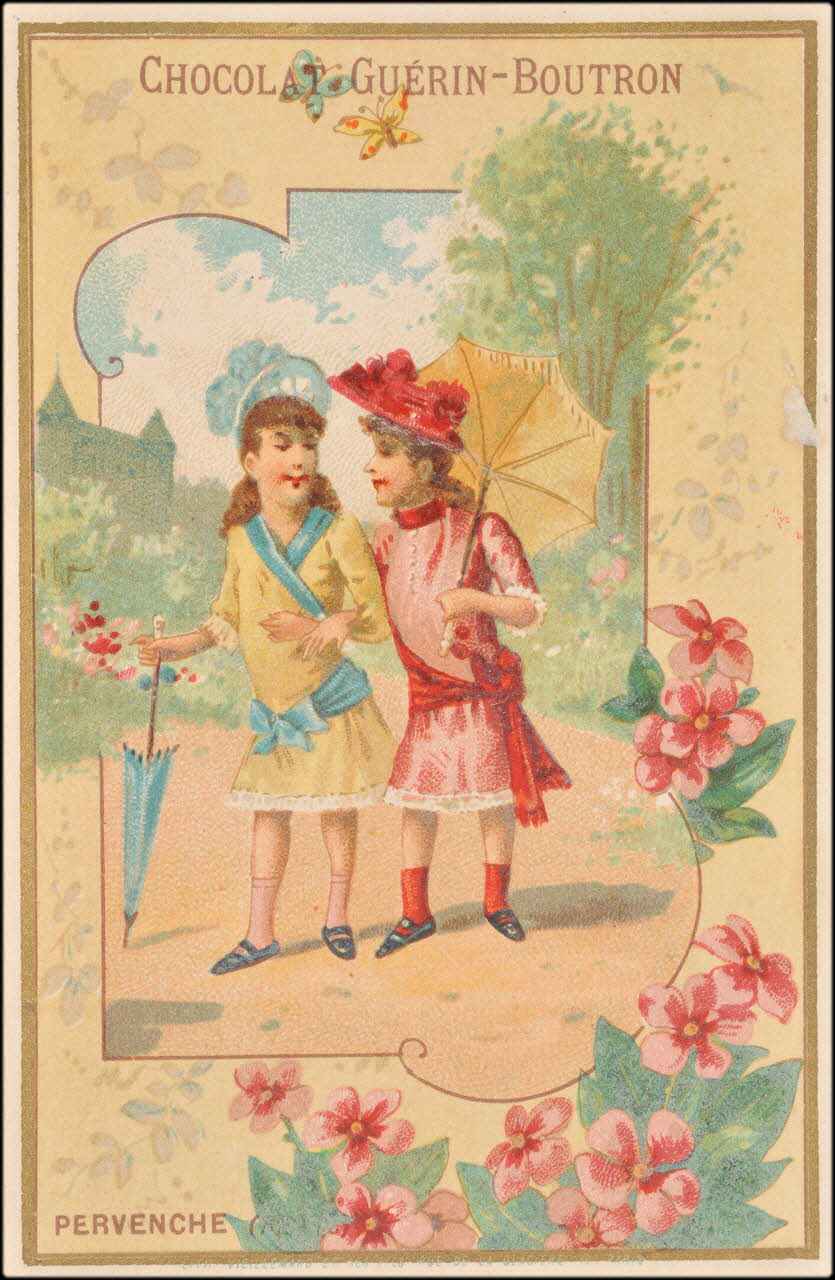 Baster & Vieillemard carte réclame chromo Paris 1889-1895 1995.1.107.26 Photo