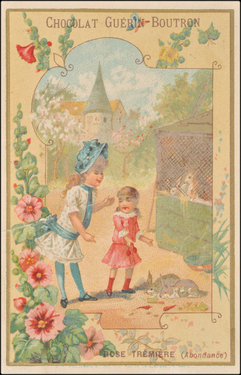 Baster & Vieillemard carte réclame chromo Paris 1889-1895 1995.1.107.28 Photo