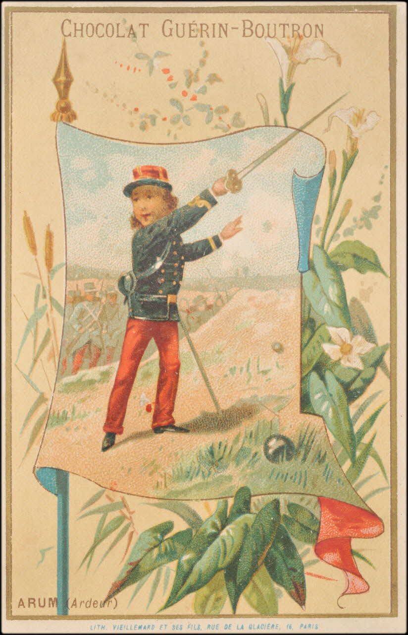 Baster & Vieillemard carte réclame chromo Paris 1889-1895 1995.1.107.3 Photo