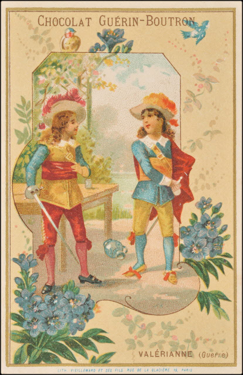 Baster & Vieillemard carte réclame chromo Paris 1889-1895 1995.1.107.31 Photo