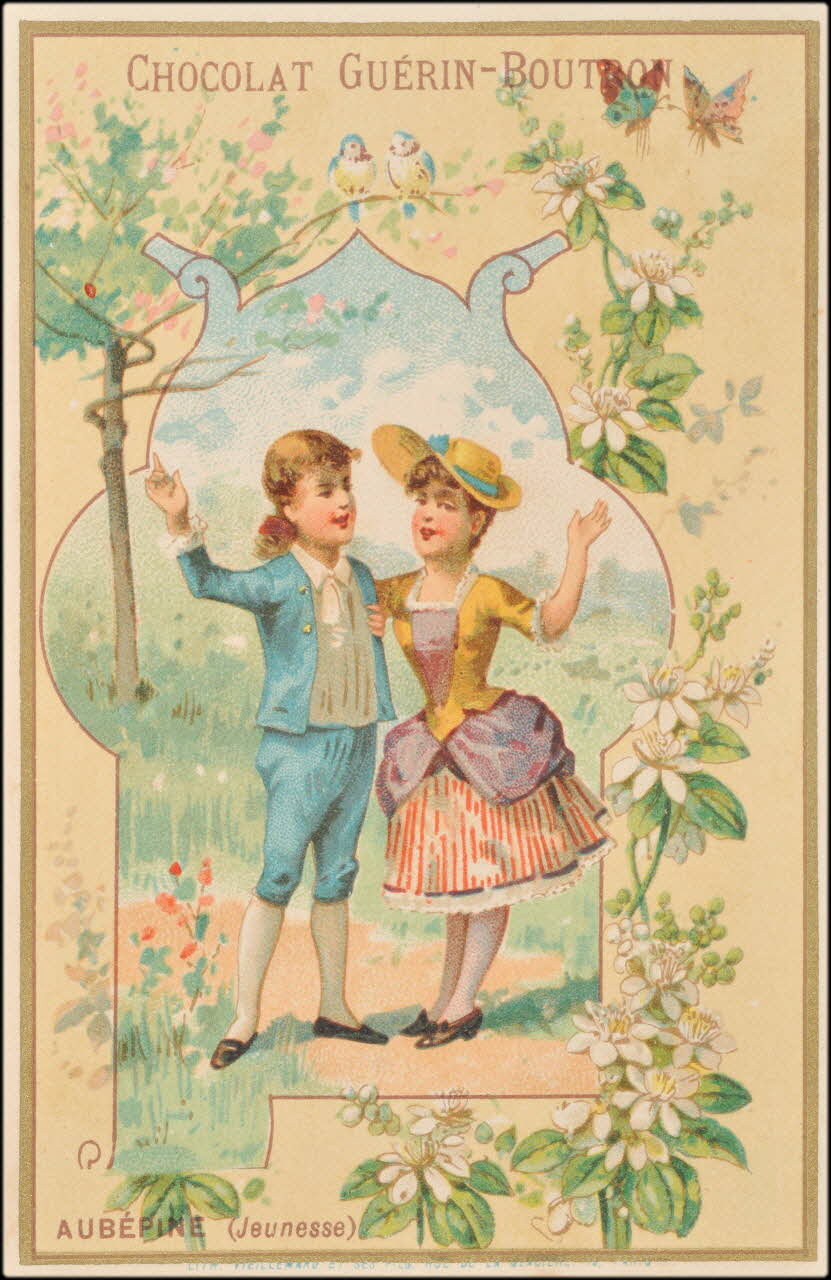 Baster & Vieillemard carte réclame chromo Paris 1889-1895 1995.1.107.4 Photo