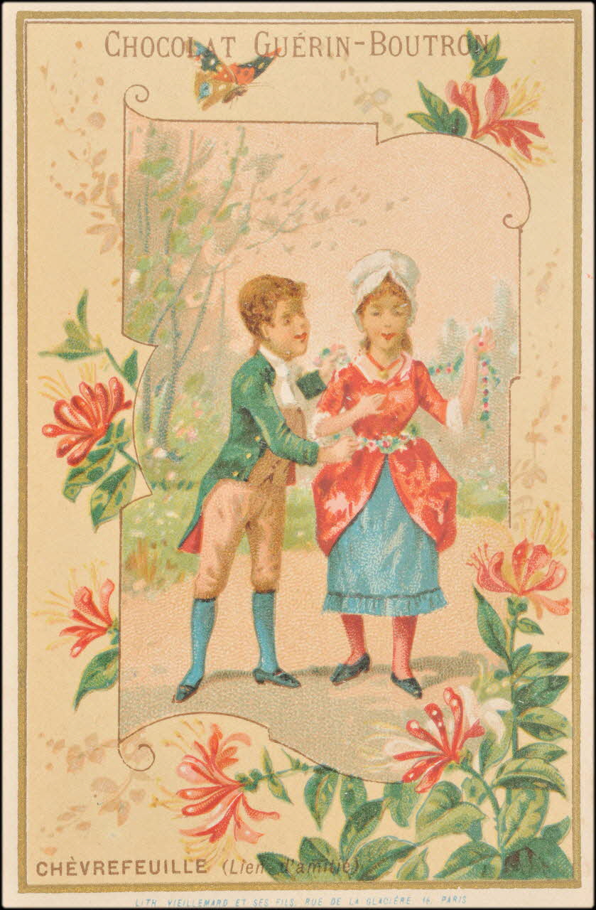 Baster & Vieillemard carte réclame chromo Paris 1889-1895 1995.1.107.6 Photo