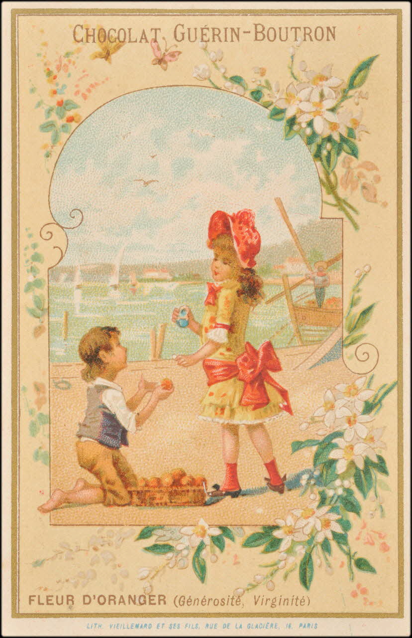 Baster & Vieillemard carte réclame chromo Paris 1889-1895 1995.1.107.9 Photo