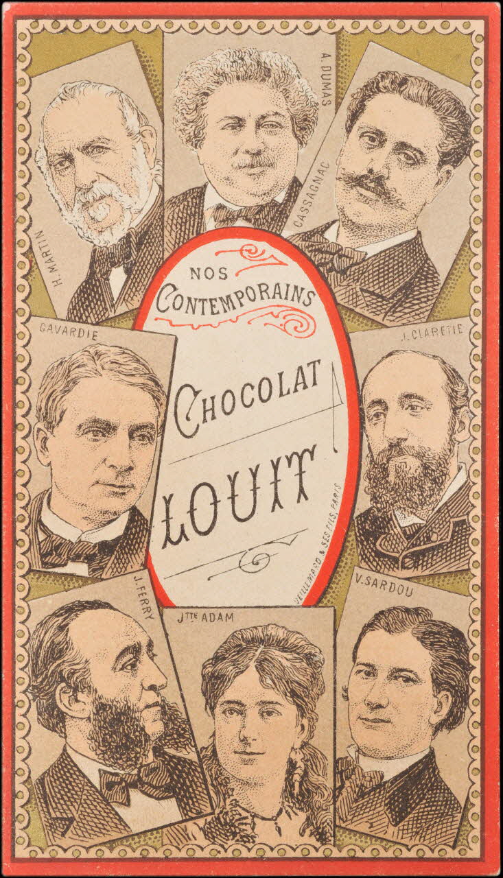 Baster & Vieillemard carte réclame chromo Paris 1878-1914 1995.1.115.3 Photo