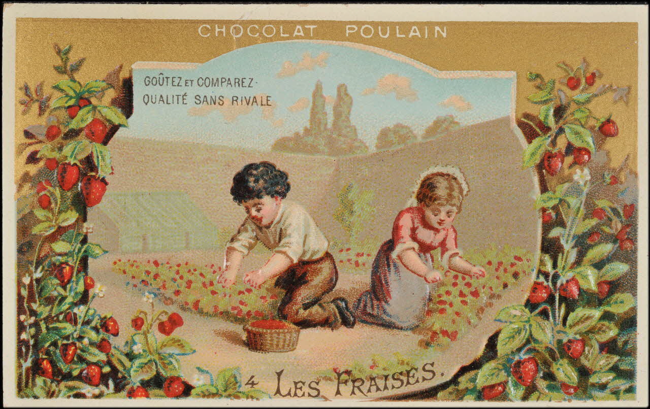 Romanet carte réclame chromo Paris 1877-1913 1995.1.1150.2 Photo