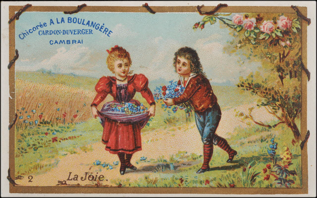 Romanet carte réclame chromo Paris 1877-1913 1995.1.1151.2 Photo
