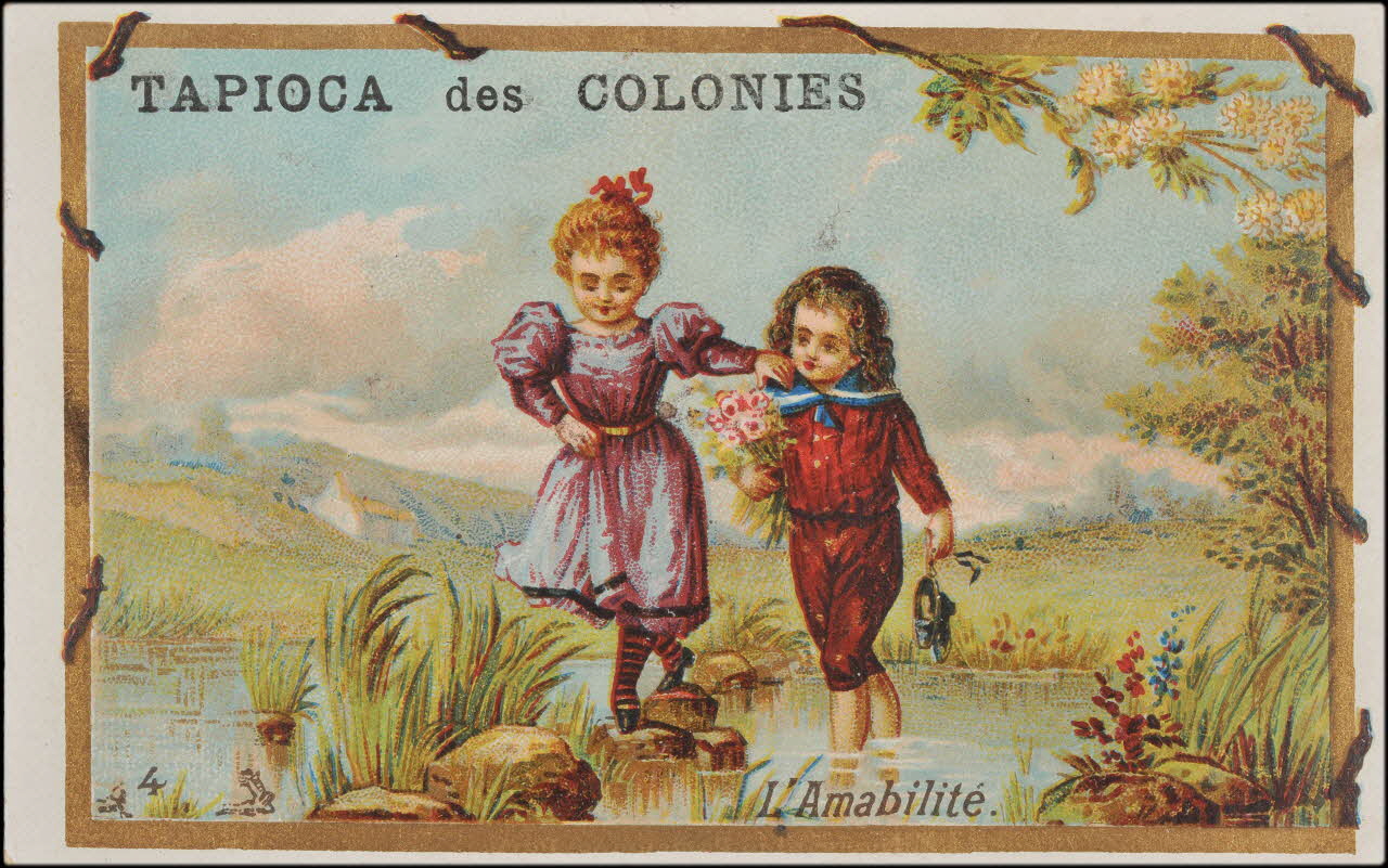 Romanet carte réclame chromo Paris 1877-1913 1995.1.1151.4 Photo