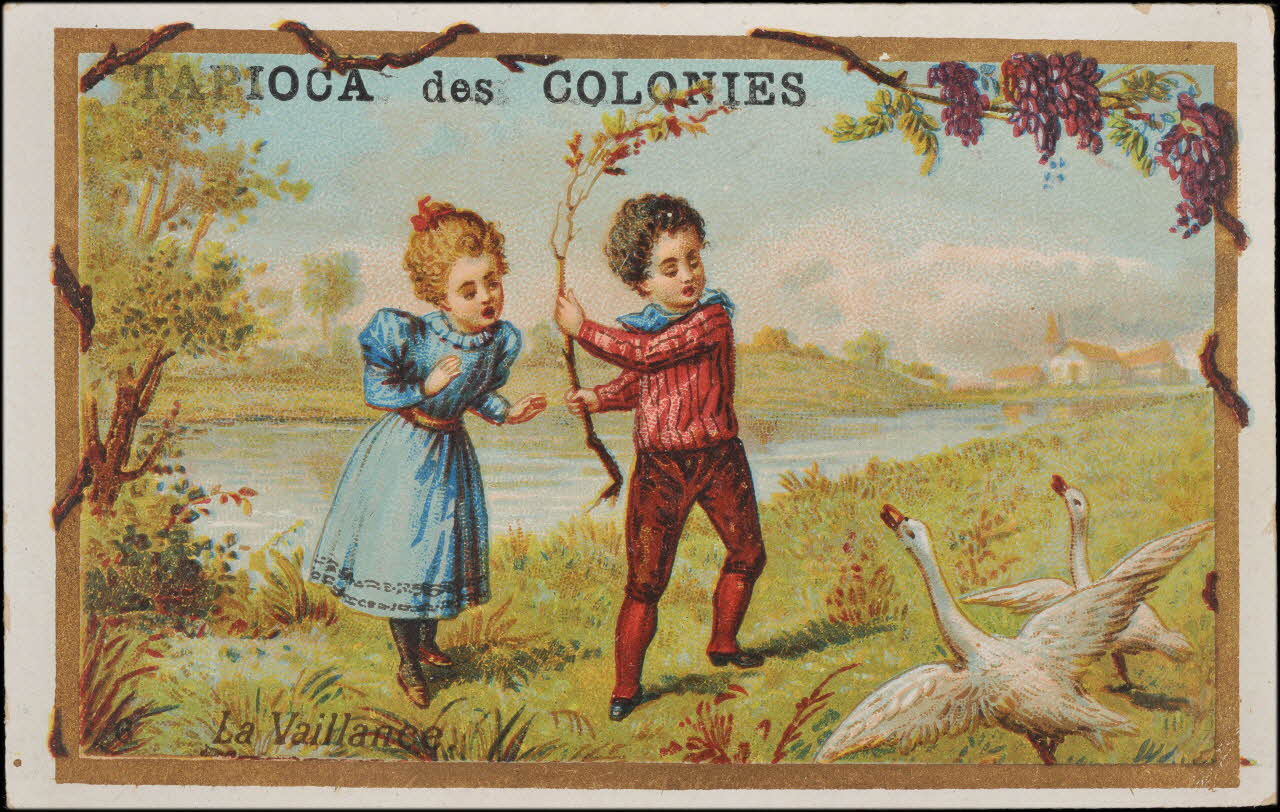 Romanet carte réclame chromo Paris 1877-1913 1995.1.1151.6 Photo