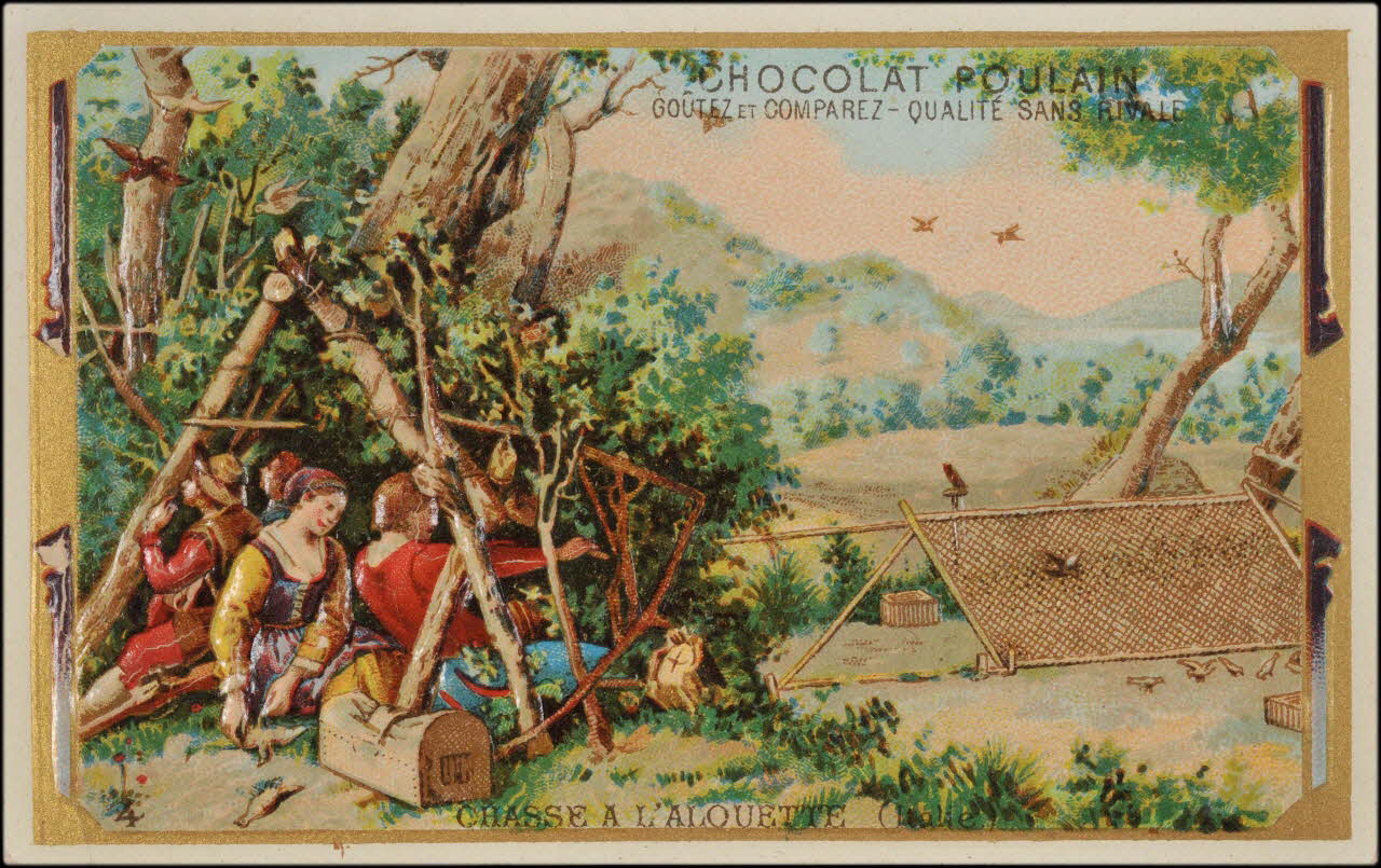 Romanet carte réclame chromo Paris 1877-1907 1995.1.1153.1 Photo