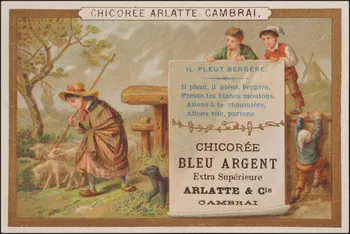 Romanet carte réclame chromo Paris 1877-1907 1995.1.1154.11  Photo