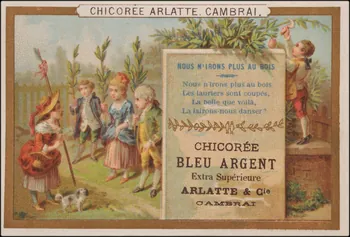 Romanet carte réclame chromo Paris 1877-1907 1995.1.1154.4  Photo