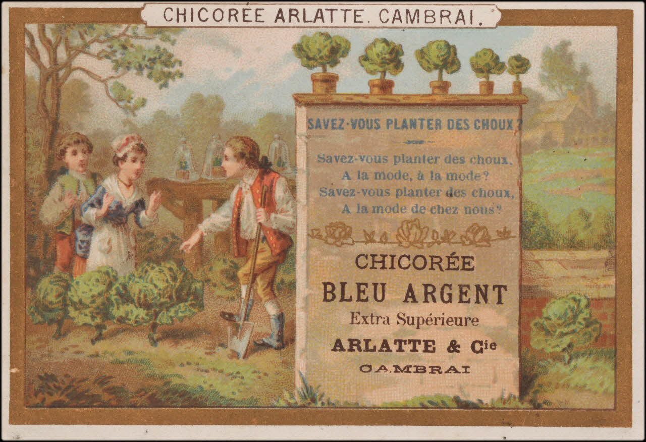 Romanet carte réclame chromo Paris 1877-1907 1995.1.1154.5 Photo