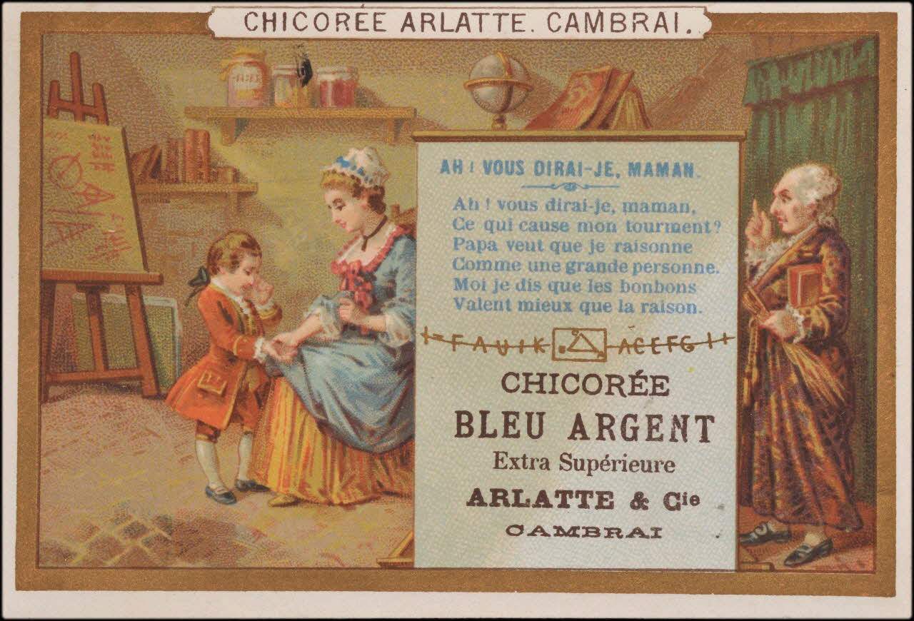 Romanet carte réclame chromo Paris 1877-1907 1995.1.1154.7 Photo