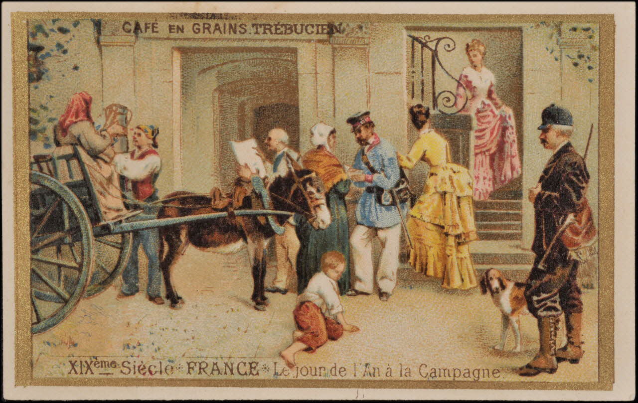 Romanet carte réclame chromo Paris 1877-1907 1995.1.1157.1 Photo